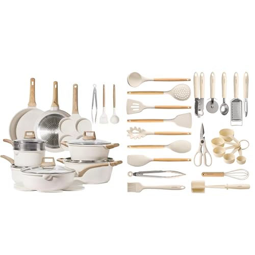 CAROTE 43-Piece Cookware Utensil Set