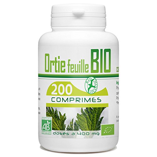 Ortie Bio 400mg - 200 comprimés (Feuille) Cover