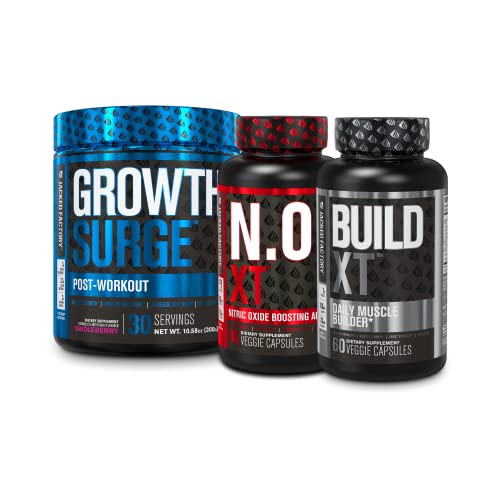 Jacked Factory N.o. Xt Nitric Oxide Supplement, Growth Surge Post Workout Muscle Builder, Build Xt Muscle Builder #TOP9