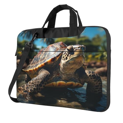 Sacoche ordinateur portable housse zippée avec poches et bandoulière