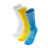 Sudor de agua fácil: Estos calcetines atléticos están hechos de telas de alta calidad que desean sudor de su piel, manteniéndole fresco, seco y ligero.