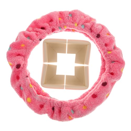 EPIGEIST Protector para Bastidores Bordado de Mano Funda Reusable Plástico Cómodo y Seguro para Punto Cruz Principiantes Cubre Aro Bordado Rosa