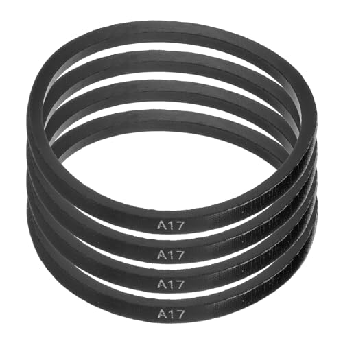 Image of uxcell 4pcs A17 or 4L190 Classic Wrapped Rubber V-Belt, 17 inch(432mm) Inside Circumference, A Profile V Belt