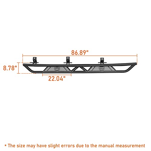U-Box Gladiator Side Steps Tubular Running Board Nerf Bar For 2020 2021 2022 2023 Jeep Jt Gladiator P/U Trucks #TOP6