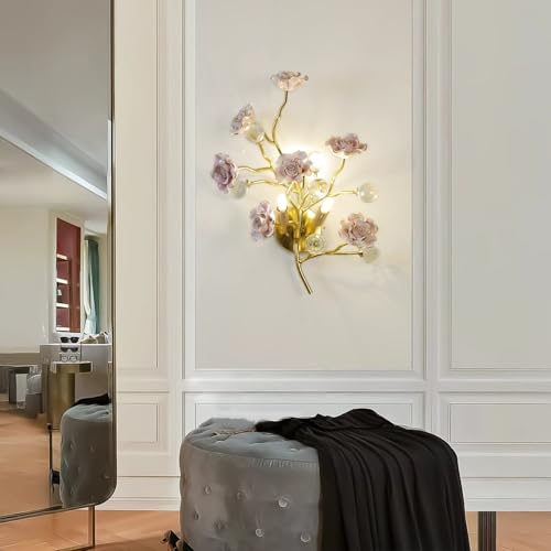Image of Harold Electricals Rosea Rosa Wall Light for Living Room, Hall, Dining Table, Bedroom, Corridor, Restaurant Home Decor & Indoor Lightings -Pack of 1(Bulb Included)