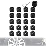 [Paket enthalten] Wheel Bolt Caps Set enthält 20 Radmutterkappen und 1 Werkzeug zum Entfernen der Mutternkappe. Genug für ein Auto auszustatten, das Ihren Bedürfnissen entsprechen kann, eine gute wahl für den schutz von autoreifenschrauben.