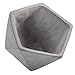 MyGift 6-Inch Clay Indoor Plant Pot with Drainage, Triangle-Faceted Tilted Succulent Planter