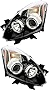 For Nissan Altima Coupe Headlights Lamps Set 2010 2011 2012 2013 Halogen Driver and Passenger Side