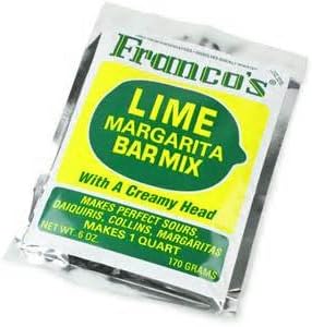 Cocktail Mix Franco's Lime Bar Mix 6 Oz. Single Pouch/ 1 Quart