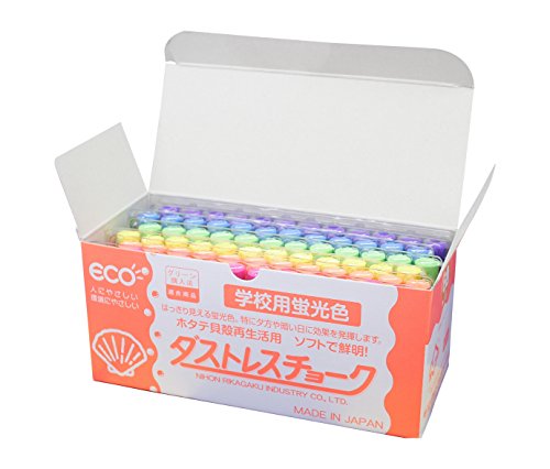 日本理化学 ダストレス蛍光チョーク DCK-72-6C