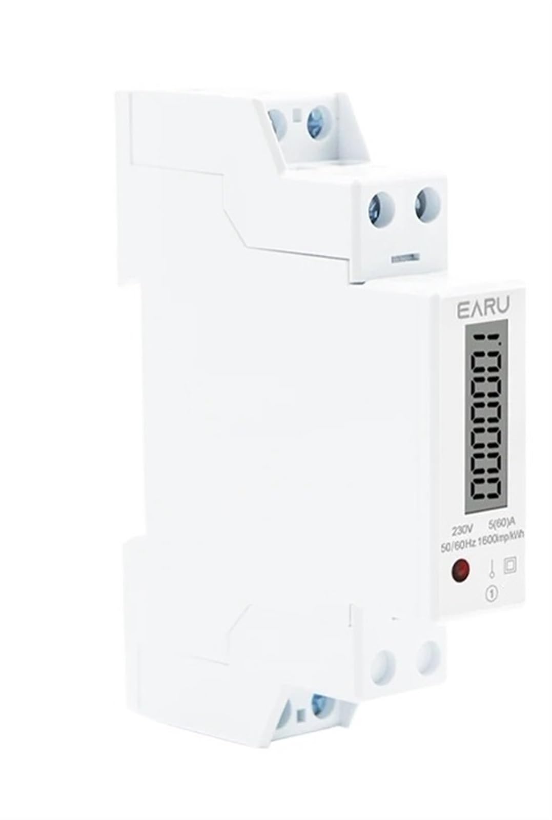 Wattmètre numérique monophasé Rail Din LCD 230V 60A DDS660-L