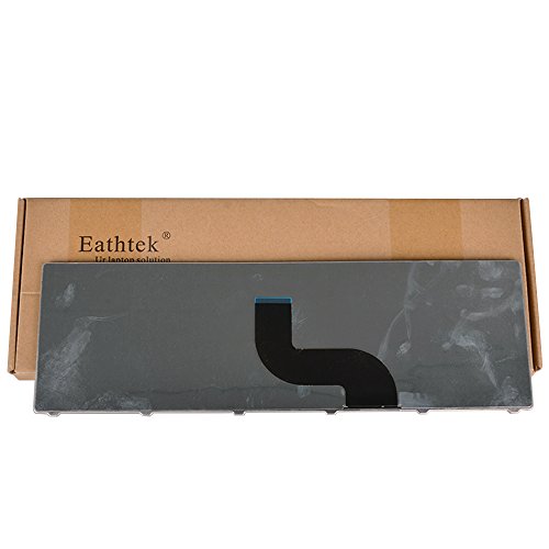 Eathtek Replacement Keyboard for Gateway NE56 NE56R41u NE56R42u NE56R43u NE56R45u NE56R31U NE56R34U NE56 NE56R10u NE56R11u NE56R14u NE51B NE56R NE56R27U NE71B Series Black US Layout - Thumbnail 2