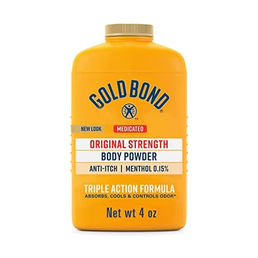 Gold Bond Medicated Original Strength Body Powder, 4 oz., Talc-Free, Anti-Itch, Absorbs & Cools