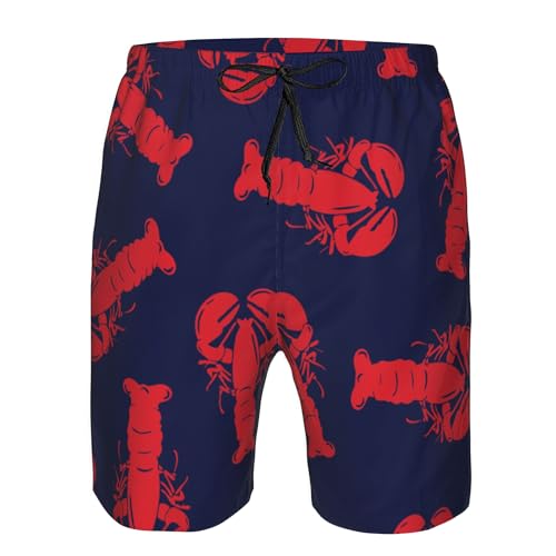 Boardshorts Red Lobster Men's Quick Dry Swim Trunks Beach Shorts