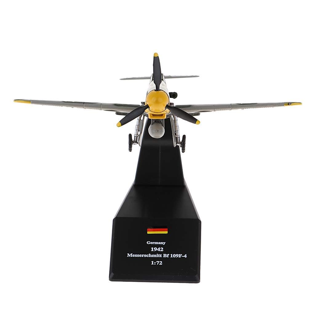 Zalati BF-109 1:72 Model Kit Aereo da Combattimento Tedesco con Supporto Espositore
