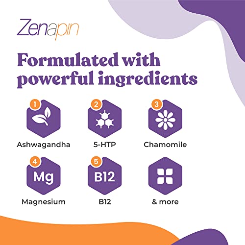 Nocturest + Zenapin - Advanced Calm & Sleep Support - Liquid Delivery For Better Absorption - Melatonin, Ashwagandha, Chamomile, B-Vitamins, Magnesium & More! #TOP5