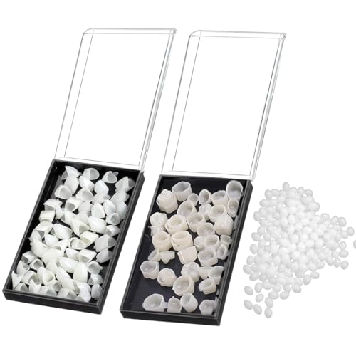 TAHJOS Corona Dental Temporal Moldeable, Kit de Reparación de Dientes Postizos, 1 Unidad, Prótesis Dental Flexible para Dientes Frontales y Posteriores, Fácil Colocación de Dentadura en Casa.