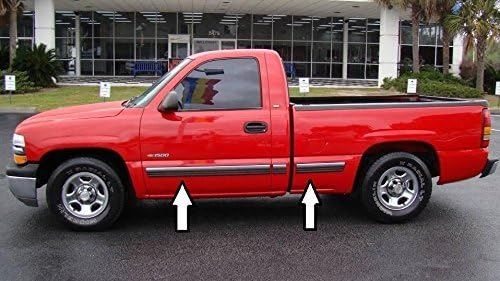 Black Chrome Side Body Trim Molding for 1999-2006 Chevy Silverado - 3-78 Wide Half Roll - 10 ft product thumbnail 7