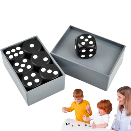 TQEBWUS Trucos de dados, dados mágicos para predecir juguetes de dados, dados de trucos, dados obedientes, accesorios de ilusión de escenario, divertido juguete clásico para fiestas de cumpleaños