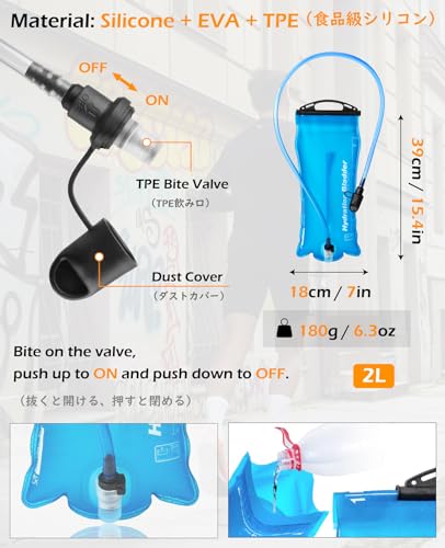 Image of TRIWONDER Hydration Running Vest Backpack, Lightweight Water Pack for Men Women Hydration Backpack for Trail Race, Hiking, Cycling, Climbing, Camping, Jogging, Marathon