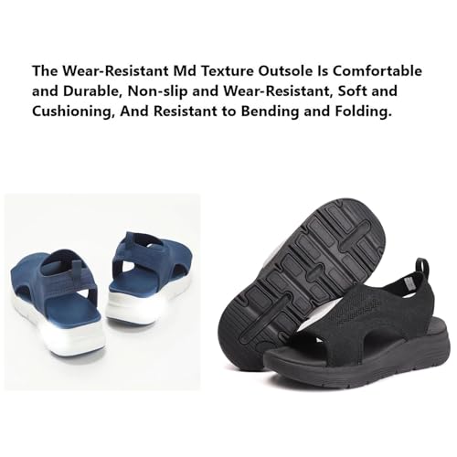 Generic Women's Breathable Orthopedic Sandals Comfortable Walking Tennis Shoes Arch Support Wide Fit Plantar Fasciitis Sport Athletic Hiking Outdoor Active Summer Dressy Soft Mat Diabetic Sandals4