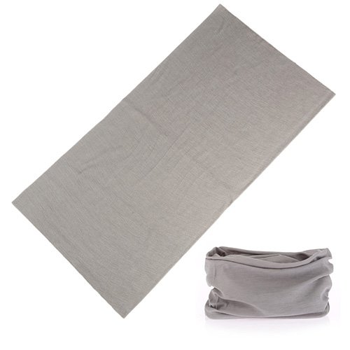 New solid 15 colors Basketball Badminton Tennis Fitness Running Cycling bandanas scarf Sports Sweat Absorbing Headband sweatband Light Grey L-image-19