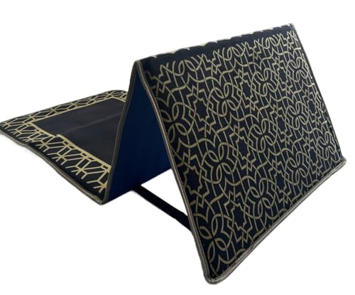 Back-Support-Prayer-Mat-Muslim-Rug-Islamic-Padded-Prayer-Rug-Sajadah-for-Men-Women-for-Eid-Travel-Ramadan-Masjid-Soft-and-Luxury-Black