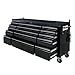 CHETTO C 72-inch Rolling Tool Chest Cabinet Mobile Workbench with 15 Storage Drawers and Wheels, Outlet Black Tool Box for Garage