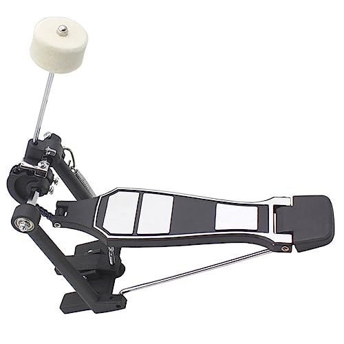 NULYLU Drum Practice Instrument Accessory Single Bass Drum Pedal Classic Design Smooth Surface