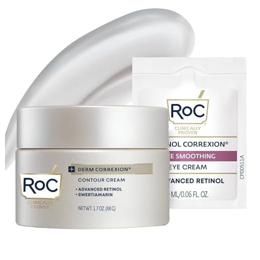 RoC Derm Correxion Neck Cream with Hyaluronic Acid and Advanced Retinol to visibly Tighten & Lift Horizontal Neck Lines, Facial Moisturiser to Contour Face, Neck and Jawline, 1.7oz