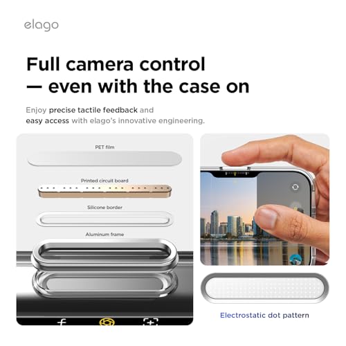 Image of elago for iPhone 17 Case, Magnetic Hybrid Transparent Slim Case, Compatible with MagSafe, PC + TPU Hybrid Technology, Shockproof Protective Cover, 6.3 inch