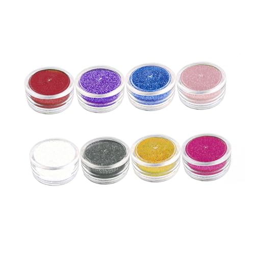 SOESFOUFU 12 Stück Körper Glitzer Schimmerndes Glitter für Temporäre Körpermalerei Kreativwerkzeuge für Partys und Festivals