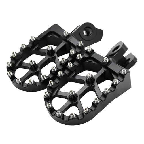 Motorrad Fußrastenplatte Für Tenere 660 XT660Z Tenere XT660R Für Suzuki RMZ 250 450 RMX450Z 2008-2018 Motorrad CNC Fußrasten(Schwarz)