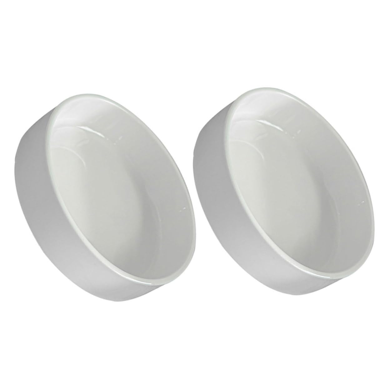 Parliky 2pcs Ceramic Plant Saucer Tray Round Flowerpot Holder for Water Leakage Prevention Durable Desktop Base for Bonsai Pots for Plant Care Indoor Decor