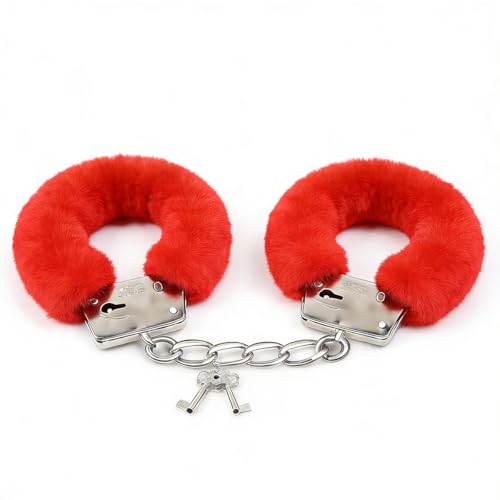 Image of Hand Cuffs Set Couple Handcuffs Fuzzy Handcuffs Fluffy Handcuffs,adult sex toys & games,Bondage Gear & Accessories