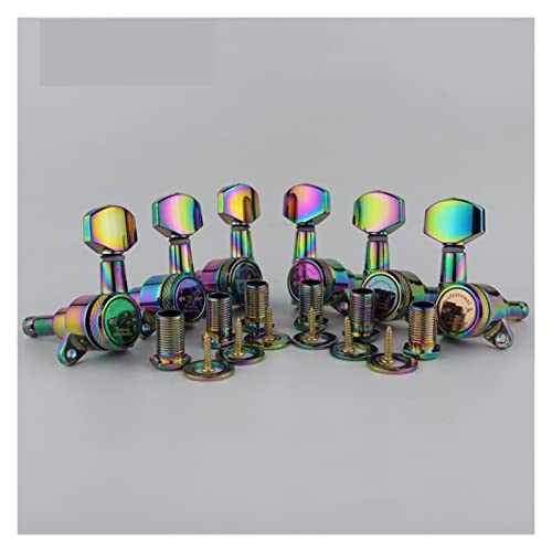 Tuners Guitar Modèles De Verrouillage Arrière Corde De Guitare Électrique Têtes Arc-en-Ciel Guitare Tuners Mécaniques… - Les Beatles, Paul McCartney, John Lennon, RIngo Starr, George Harrison Tuners Guitar Modèles De Verrouillage Arrière Corde De Guitare Électrique Têtes Arc-en-Ciel Guitare Tuners Mécaniques… – Image 3