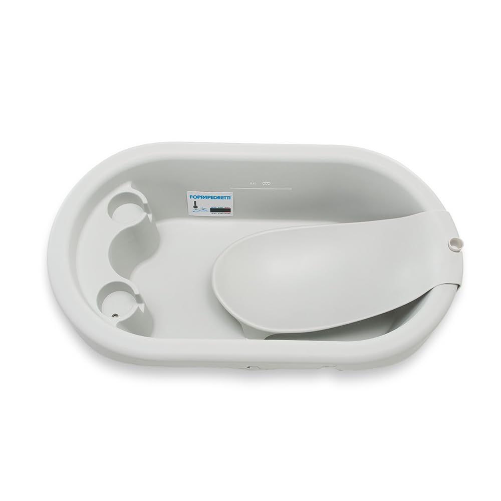 Foppapedretti Bath&co ergonomiczna wanna z reduktorem, od urodzenia do 12 miesięcy, szara
