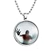 Produktbild Newest Shadow Men Style Necklace Glass Cabochon Chain Statement Pendant Necklace Glow In The Dark Nightlight Collares GN1