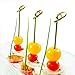 500 Pcs Bamboo Cocktail Picks- 4.8 Inch Natural Biodegradable Food Skewers with Looped Knot for Appetizers, Hors' D'oeuvre, Cocktail Party, Barbeque Snacks, Club Sandwiches