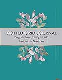 Dark Cyan Dot Grid Notebook Professional: Large White Paper Notebook || 8.5 X 11 Inch || 120 Pages || Grid Lined Notebook Journal. Dotted Bullet Notebook With Dark Cyan Cover.