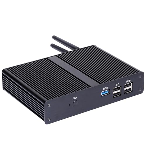 HTPC Mini PC Barebone Windows 11 Ordinateur Compact sans RAM