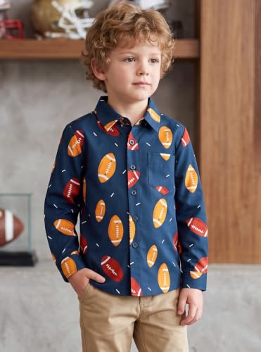 Image of Boys Hawaiian Button Down Shirt, Pure Combed Cotton Short Sleeve Size 3-15Y | Pure Combed Cotton, Smooth 60s yarn, Tagless Label, Pilling-Resistant, Shrink-Resistant, Fade-Resistant, Machine Washable