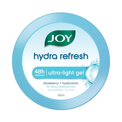 Joy Hydra Refresh Ultra Light Oil-Free Gel Moisturizer for Oily & Acne-Prone Skin | Hyaluronic Acid + Panthenol | 48hr Hydration, Non-Sticky Matte Finish | 150ml - Image 2