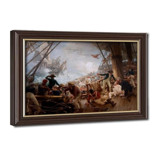 Impressions sur toile The Battle of Trafalgar et Death of Nelson WCYB pour salon et bureau