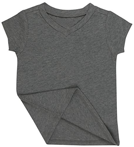 Image of ToBeInStyle Kids Boys Girls Cotton Jersey Contrast Raglan V-Neck Tee T-Shirts