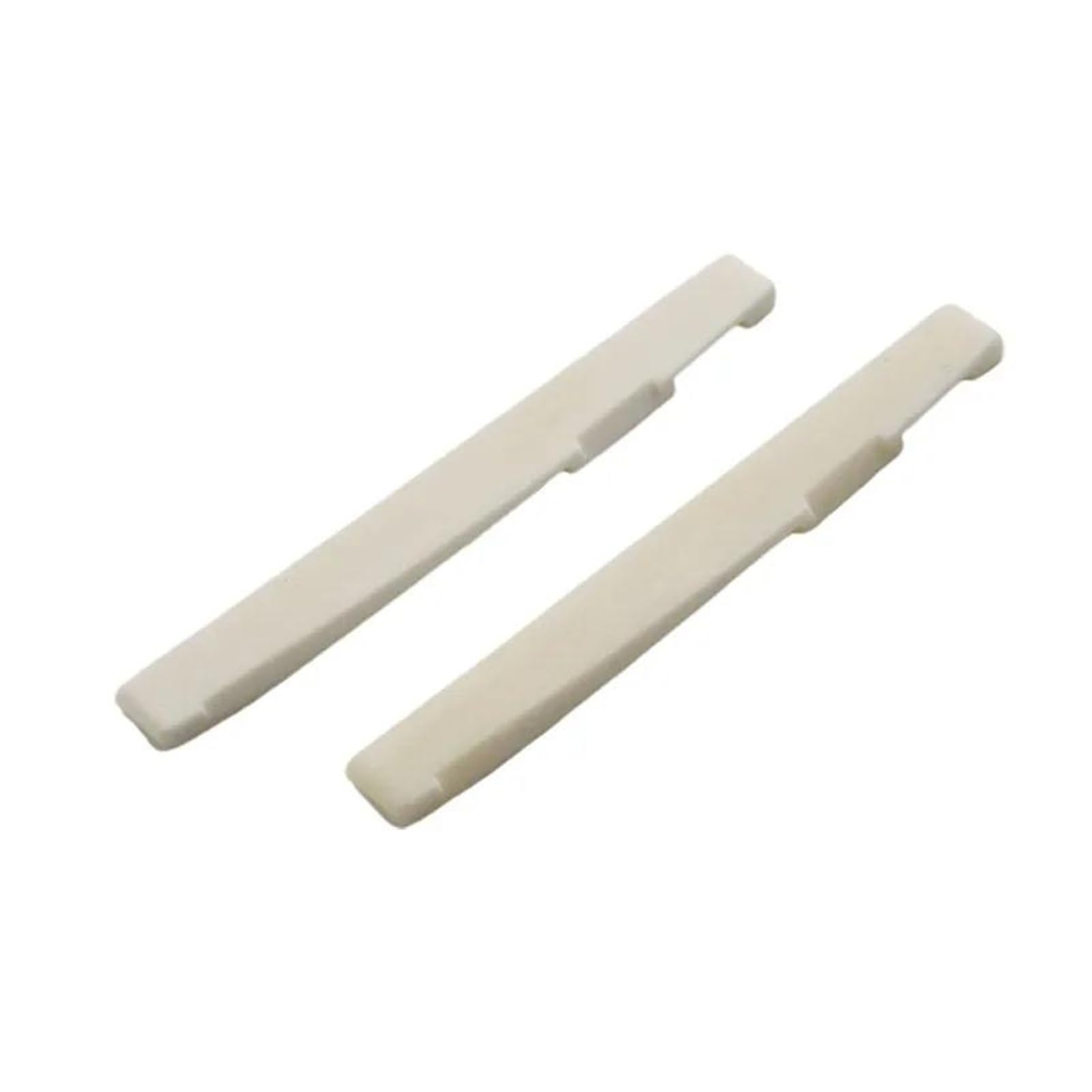 2 zestawy po 4 sztuki mostek z kości do gitary akustycznej 6 strunowej siodełko 72 mm i nakrętka 43 mm