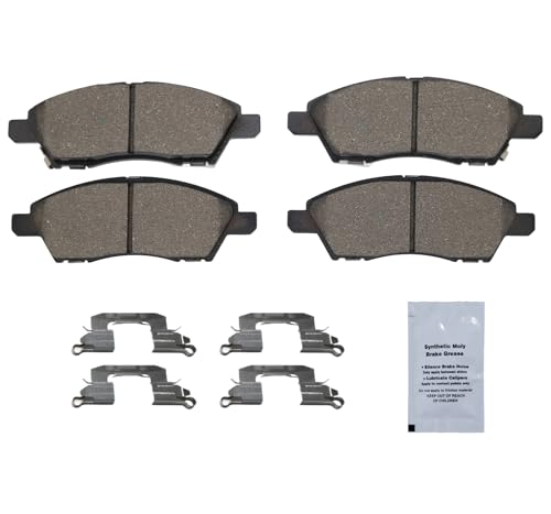 Image of HUSCH D1592 Front Ceramic Brake Pads Kit Fit For Nissan Micra 2015-2017, For Versa 2012-2019, For Versa Note 2014-2019