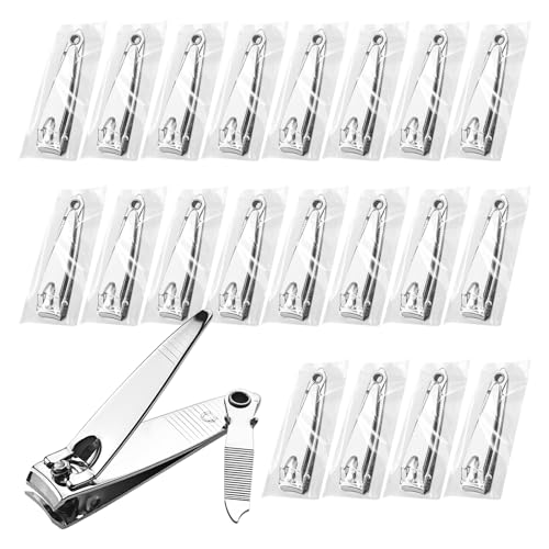 200 Pack Stainless Steel Nail Clippers Bulk, Bulk Nail...