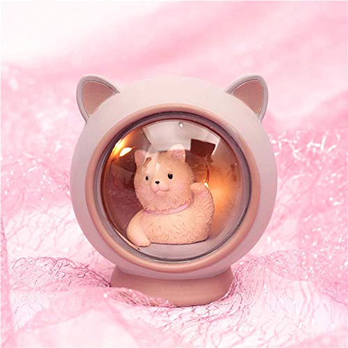 Lampe de chevet chien kaki LED pour rassurer votre bébé dans sa nursery
