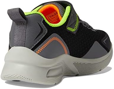 Skechers Kids Boy's Microspec Max-Ravork Sneaker, Charcoal/Black, 12 Little Kid | Image 4